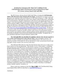 Air pollution / Environment of the United States / National Institute of Environmental Health Sciences / Environmental health / United States Environmental Protection Agency / Pollution / Health Effects Institute / Clean Air Act / Ozone / Environment / Earth / Health