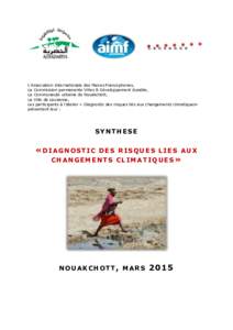 L’Association Internationale des Maires Francophones, La Commission permanente Villes & Développement durable, La Communauté urbaine de Nouakchott, La Ville de Lausanne, Les participants à l’atelier « Diagnostic 