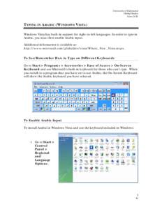 Microsoft Word - typinginArabicVista.doc