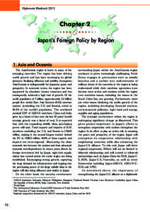 Diplomatic BluebookChapter 2 Japan’s Foreign Policy by Region  1. Asia and Oceania