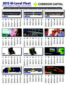 2015 Hi-Level Fleet Corridor Capital LLC • Chicago • www.ccrail.com JANUARY  FEBRUARY