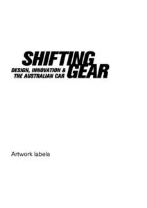 Full-size vehicles / Station wagons / Holden / RMIT Racing / Concept car / V8 engine / Formula SAE / General Motors / Buick / Transport / Private transport / Sedans