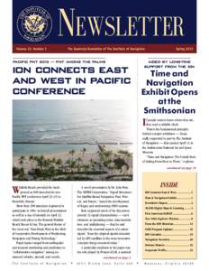 Newsletter Volume 23, Number 1  The Quarterly Newsletter of The Institute of Navigation