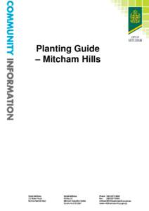 Microsoft Word - Planting Guide - Mitcham Hills - No 32