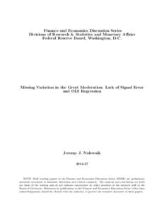 Statistical models / Estimation theory / Parametric statistics / Linear regression / Ordinary least squares / Errors-in-variables models / Regression dilution / Moderation / Instrumental variable / Statistics / Regression analysis / Econometrics