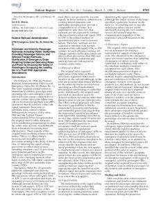 Federal Register / Vol. 61, No[removed]Tuesday, March 5, [removed]Notices Issued in Washington, DC, on February 29, 1996.