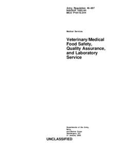 Army Regulation 40–657 NAVSUP 4355.4H MCO P10110.31H Medical Services