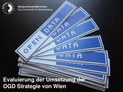 Donau-Universität Krems. Die Universität für Weiterbildung. Donau-Universität Krems. Die Universität für Weiterbildung.