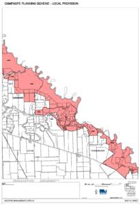 CAMPASPE PLANNING SCHEME - LOCAL PROVISION  WMO Cr eek