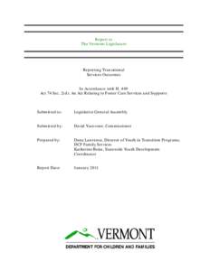 Vermont Student Assistance Corporation / Positive youth development / Human development / Homelessness in the United States / Structure / Family / Youth / Foster care