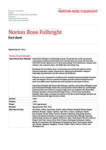 Academia / Deneys Reitz Inc / Fulbright Program / Fulbright & Jaworski / Linda Addison / Norton / Swiss Verein / Limited liability partnership / Law / Legal entities / Norton Rose