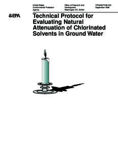 Organochlorides / Soil contamination / Acoustics / Attenuation / Telecommunications engineering / Electron acceptor / Dense non-aqueous phase liquid / Superfund / United States Environmental Protection Agency / Pollution / Environment / Earth