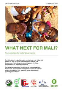 What next for Mali: Four priorities for better governance in Mali