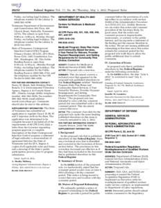 [removed]Federal Register / Vol. 77, No[removed]Thursday, May 3, [removed]Proposed Rules Friday, excluding legal holidays. The telephone number for the Library is