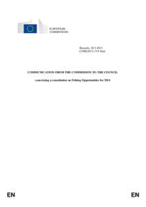 EUROPEAN COMMISSION Brussels, [removed]COM[removed]final