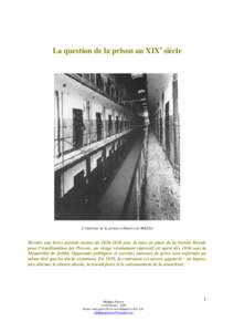 Microsoft Word - La question de la prison au XIXe siècle.cours surveillant …