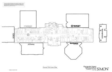 This exhibit is provided for illustrative purposes only, and shall not be deemed to be a warranty, representation or agreement by Landlord that the Center, Common Areas, buildings and/or stores will be as illustrated on this exhibit, or that any tenants which may be referenced on this