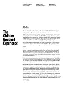 Oldham / Advertising agency