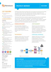 PROTECT SERVER  KEY FEATURES Policy enforcement and compliance Full admin control and auditability