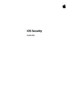 iOS Security October 2012