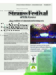 Strauss Festival of Elk Grove / straussfestival.comStrauss Festival of Elk Grove  Rich tradition of classical performing arts