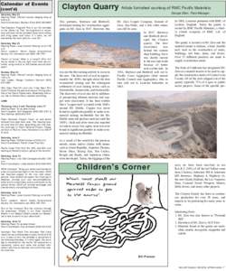 Mining / Contra Costa County /  California / Geography of California / California / Mount Diablo