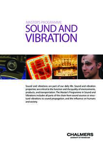 MASTER’S PROGRAMME  SOUND AND VIBRATION