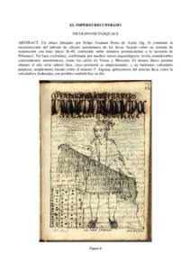 EL IMPERIO RECUPERADO NICOLINO DE PASQUALE ABSTRACT. Un ábaco dibujado por Felipe Guaman Poma de Ayala (fig. 0) consiente la