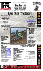 Silver State Trailblazers and THR Motorsports Presents Muley Run 100 National Hare N Hound