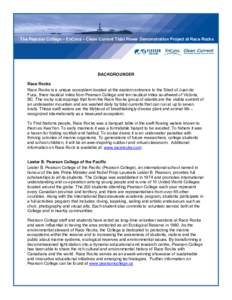 Encana / S&P/TSX 60 Index / S&P/TSX Composite Index / Race Rocks Marine Protected Area / Tidal power / Renewable energy / Energy technology / Race Rocks Tidal Power Demonstration Project / Energy / Economy of Canada / Technology