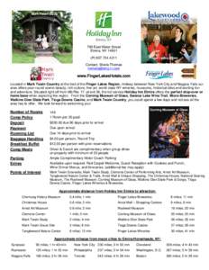 Microsoft Word - Holiday Inn Elmira Tour Profile Sheet with attractions 2015.docm
