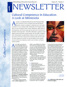 National Dropout Prevention Center/Network	  Volume 24 Number 2 NEWSLETTER Cultural Competence in Education: