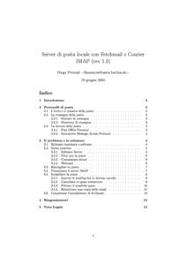 Server di posta locale con Fetchmail e Courier IMAP (rev 1.0) Diego Pettenò <> 19 giugno 2005