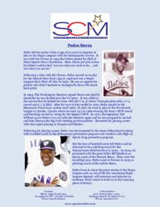 Indianapolis Clowns / Detroit Stars / Baseball / Bill Madlock / Negro league baseball