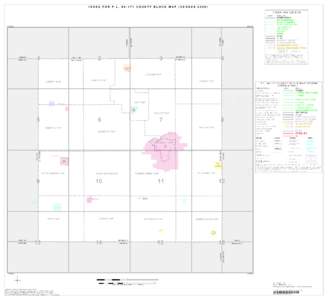 INDEX FOR P.L[removed]COUNTY BLOCK MAP (CENSUS[removed]INDEX MAP LEGEND SYMBOL NAME STYLE