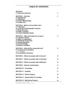 TABLE OF CONTENTS SECTION[removed]Executive Summary 3