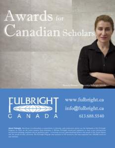 Awards for  Canadian Scholars Bessma Momani | [removed]Fulbright Scholar