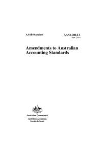 AASB Standard  AASB[removed]June[removed]Amendments to Australian