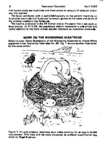8  Tasmanian Naturalist April 1985