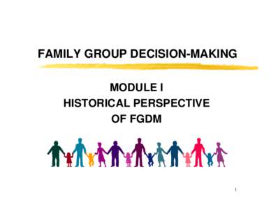 FAMILY GROUP DECISION-MAKING