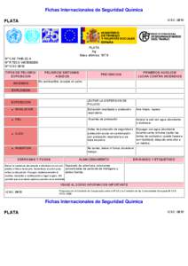 N° CAS[removed]International Chemical Safety Cards (WHO/IPCS/ILO)