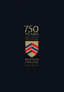 merton college shield 750th anniversary