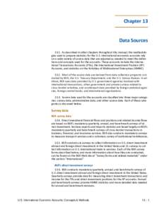 U.S. International Economic Accounts: Concepts and Methods (Chapter 13)