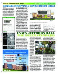 28 APRIL 15, 2013 WWW.GREENENERGYTIMES.ORG[removed]SUSTAINABLE EDUCATION