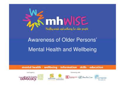 Microsoft PowerPointkok QADA mhWISE Presentation- International Mental health Conference 2012