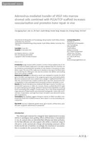 Experimental research  Adenovirus-mediated transfer of