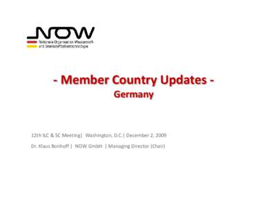 Microsoft PowerPoint - Germany Country report ILC SC Washington.ppt [Compatibility Mode]