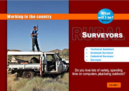 What          Working in the country - Series One will I be? Surveyor