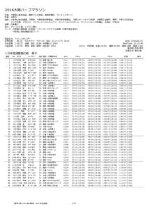 2016大阪ハーフマラソン 主催：大阪陸上競技協会、関西テレビ放送、産経新聞社、サンケイスポーツ 共催：大阪市 後援：日本陸上競技連盟、大阪府、大阪府教育委