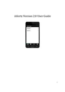 iAlertz Civilian User's Guide